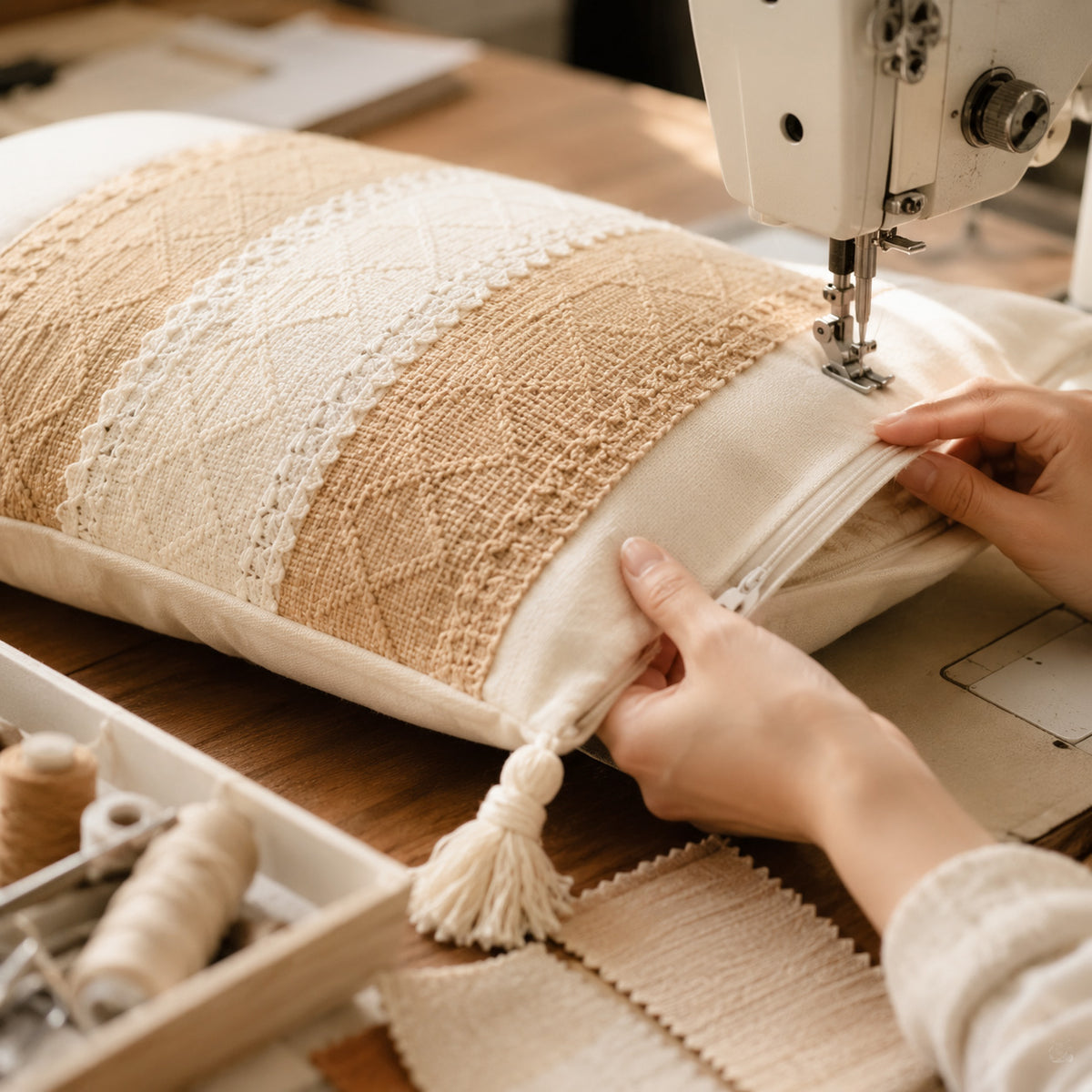 Textile construction and making process
