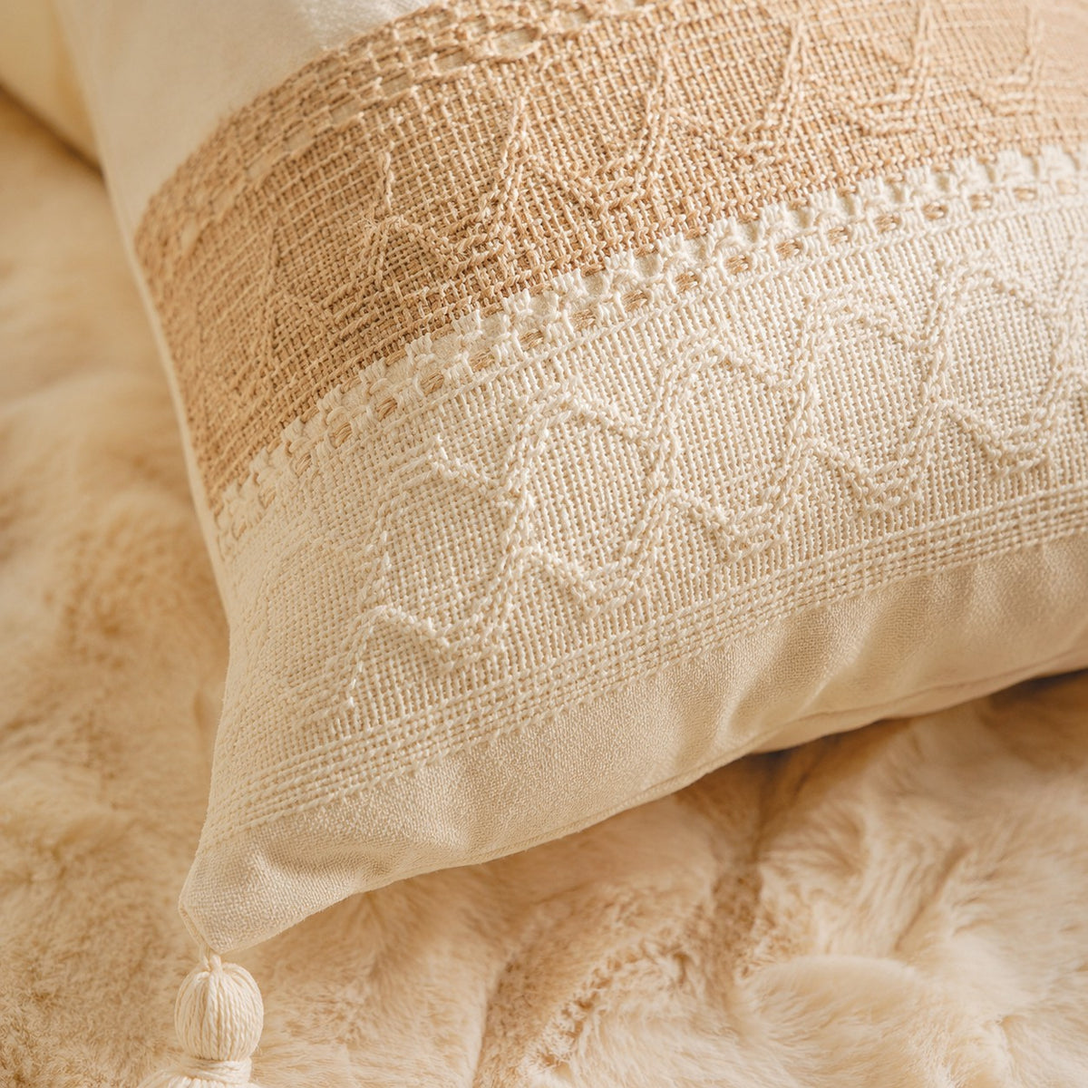 Refined textile details in a home setting